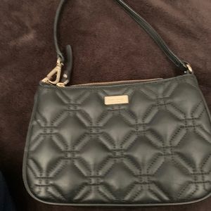 Kate Spade Quilted Black Leather Mini Shoulder Bag